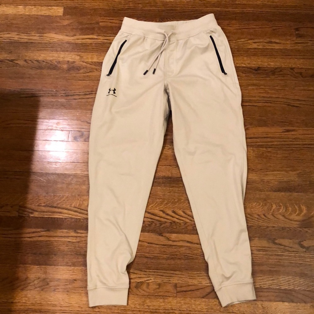 Mens Under Armour Tan Medium joggers